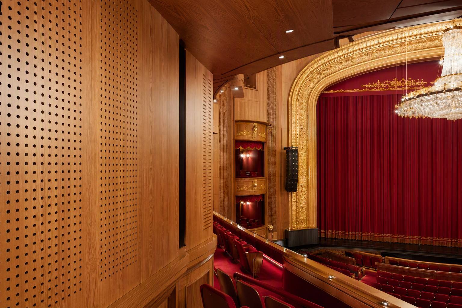 Perforated Wood Acoustic Wall Panels for Theatre Perforated Wood Acoustic Wall Panels for Theatre